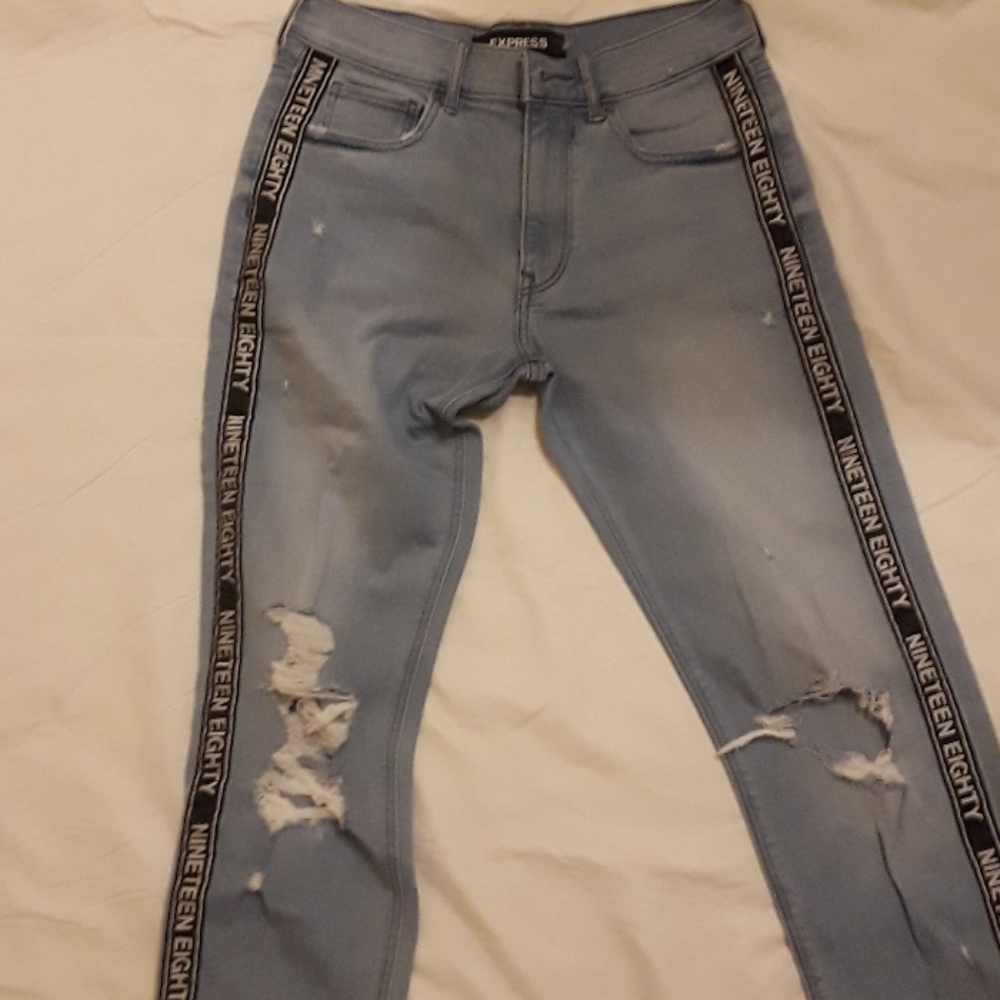 Express distressed jeans